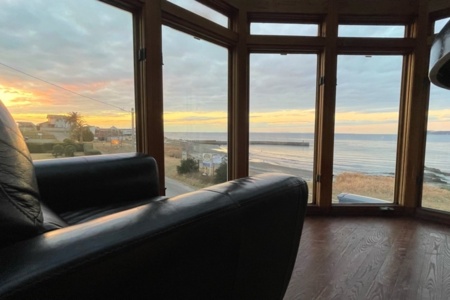 目の前に広がる海!