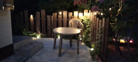 夜の夕涼みに最適 喫煙にも